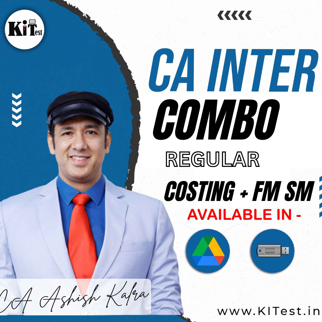 CA Inter Cost and FM SM New Syllabus Regular   Batch Combo By CA Ashish Kalra